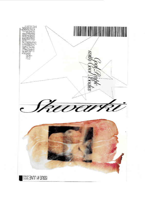 Magazine cover and spread showing editorial design
